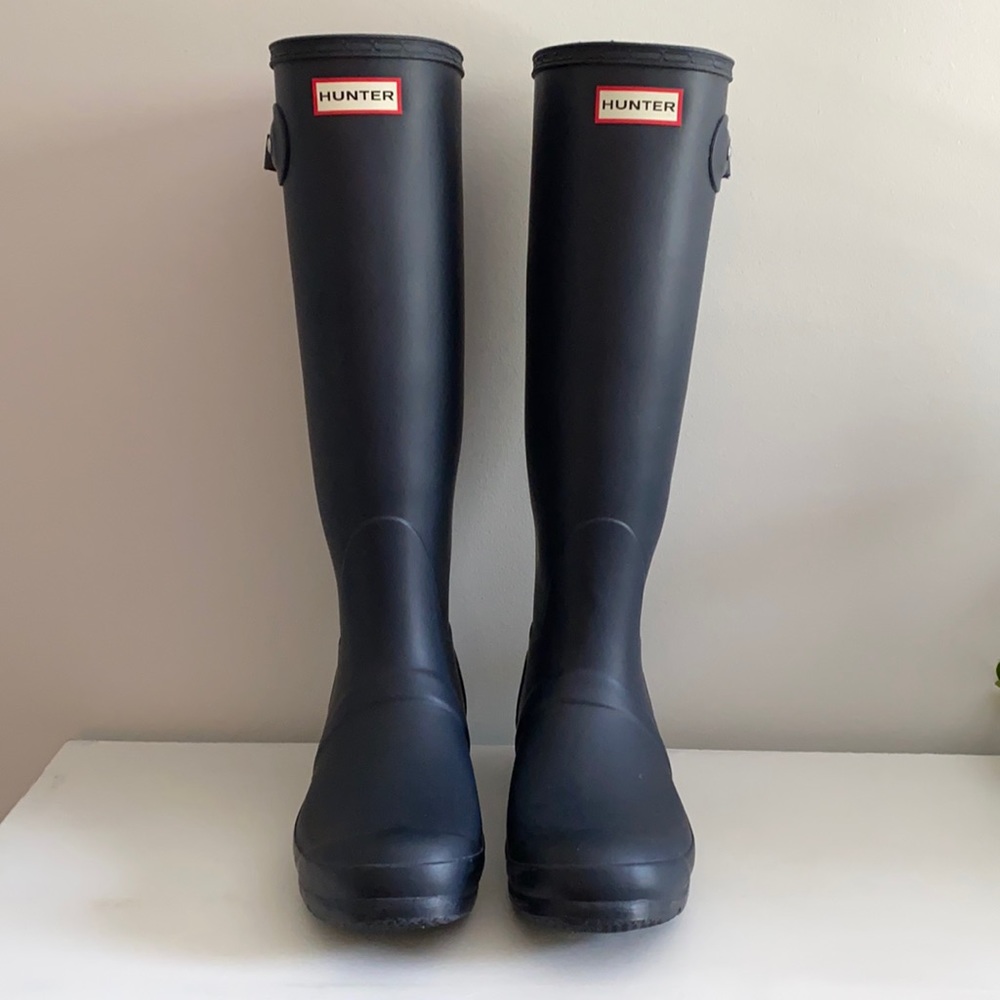 Hunter Original Tall Boot Navy Matte US 8